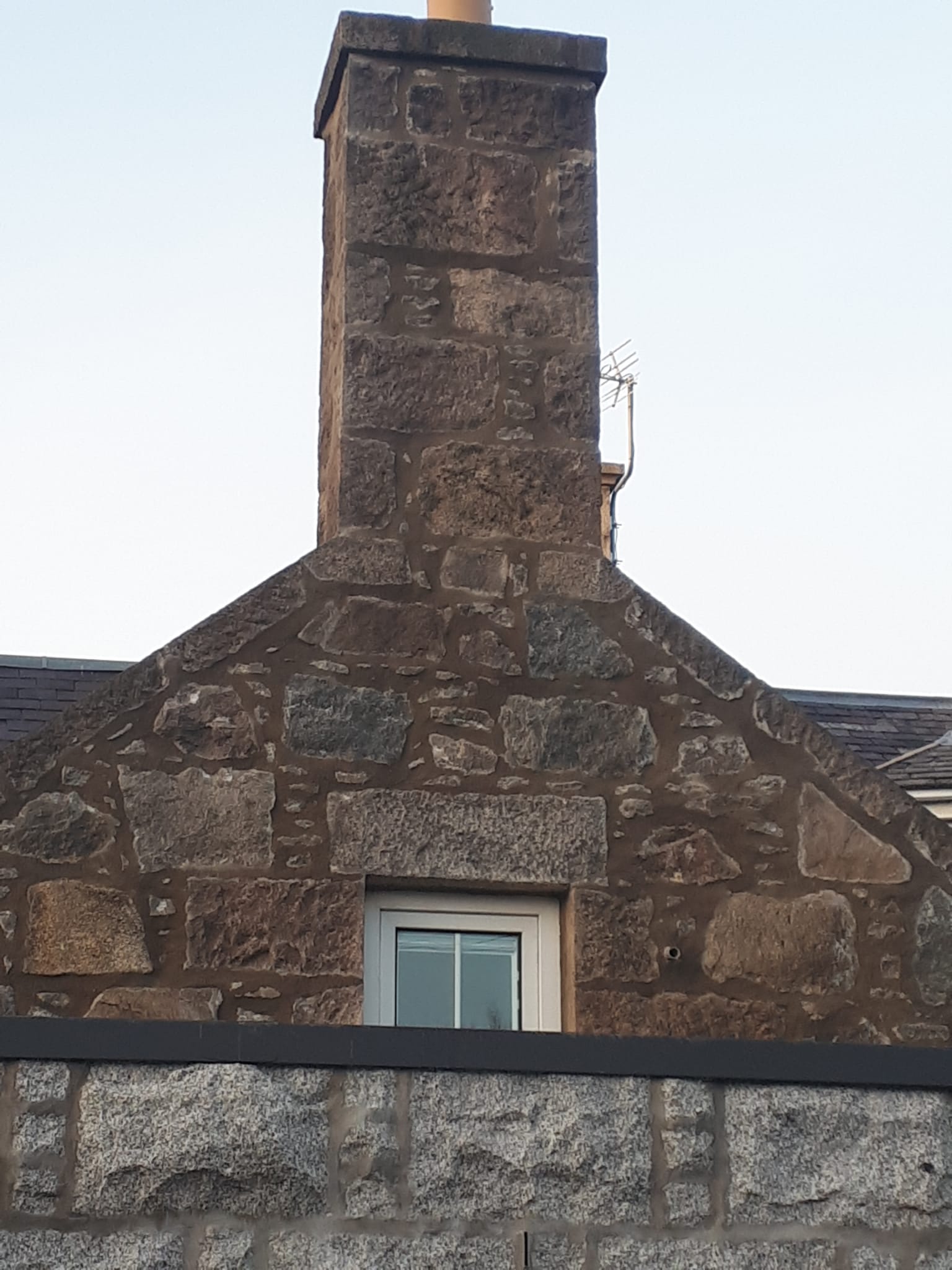 Re-pointing of gable – Deans Roofing