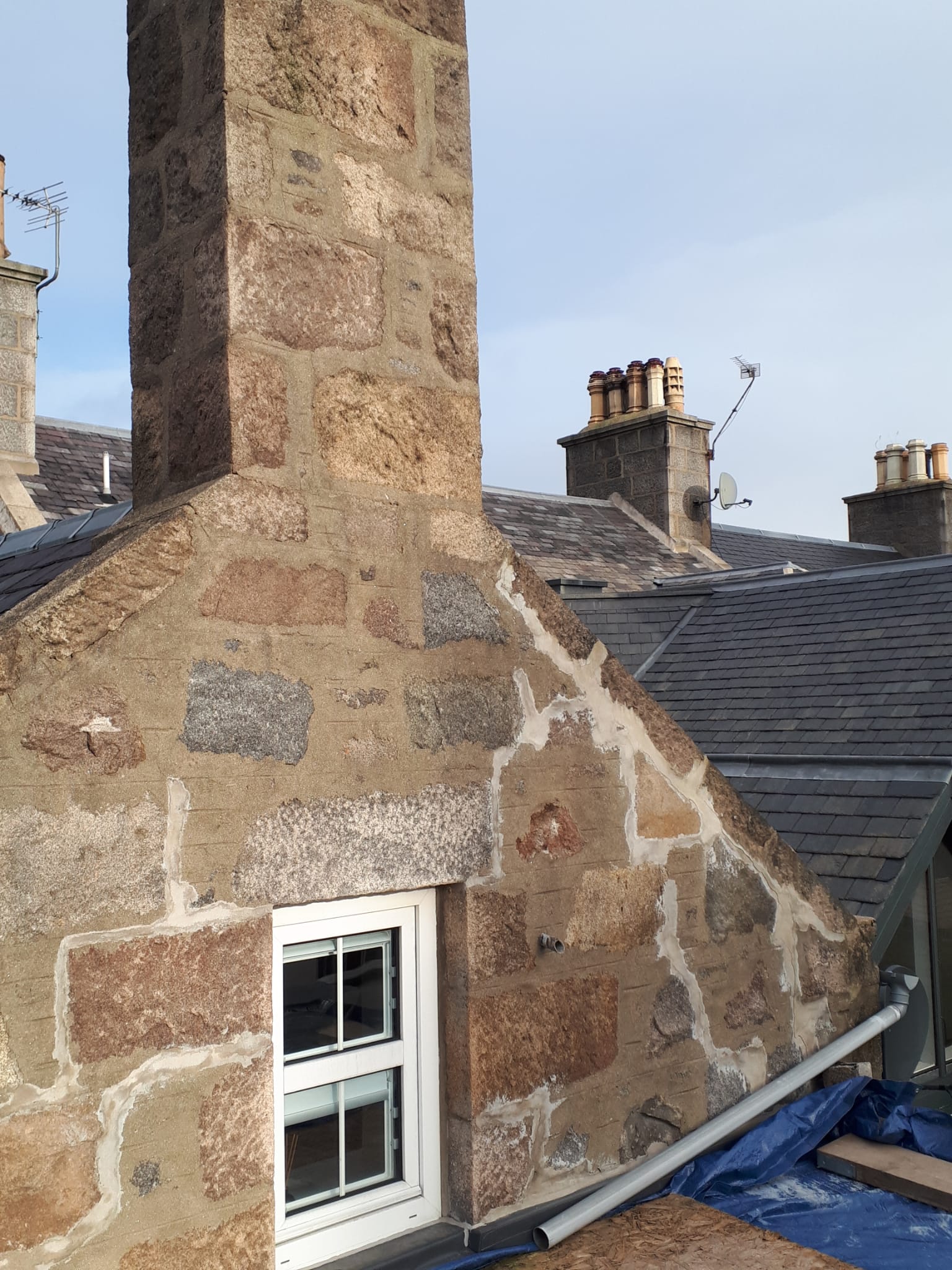 Re-pointing of gable – Deans Roofing